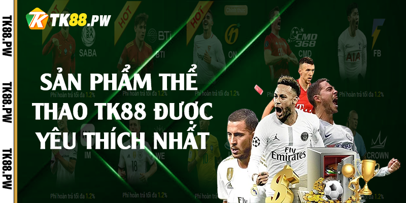 Sản phẩm thể thao TK88 được yêu thích nhất